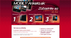 Desktop Screenshot of mobily-anketa.sk