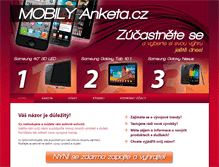 Tablet Screenshot of mobily-anketa.cz